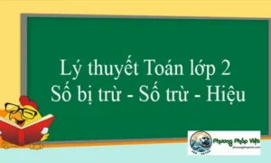 Số Bị Trừ Là Số Như Thế Nào