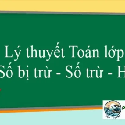 Số Bị Trừ Là Số Như Thế Nào